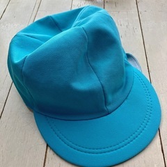 カラー帽子　水色　首日除付き
