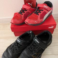 【23センチ】スニーカー　靴　PUMA　ASICS