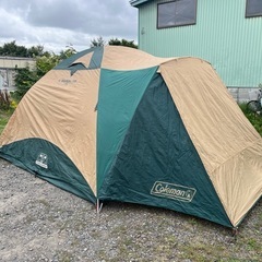 再掲 Coleman ドームテント AL ワイドドーム / 300 UV PRO 170T13350J 設営テスト済 中古品 ①の画像