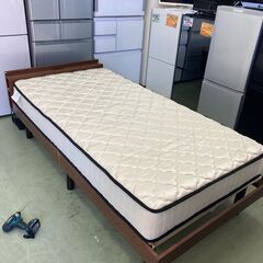 【現在お取引中】🛌✨マットレス付き❗️コンセント付き❗️おしゃれシングルベッドセット🌙✨★5958★の画像