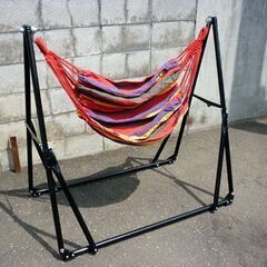 ☆DABADA 3WAY HAMMOCK ハンモック チェア ハンガーラック 自立式 折りたたみ 屋内屋外兼用 収納ケース付き アウトドア レジャー 札幌 北20条店の画像