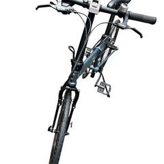 DAHON ダホン スピードファルコ 2024モデル ナイトスノー 折り畳み自転車 美品 ライト バッグ付　直接引取大歓迎‼　地域限定有料配送サービスあり‼の画像