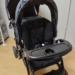 二人乗り　ベビーカー　二人でゴーDX　デニム　カトージ