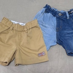 ハーフパンツ 2枚セット 80サイズ