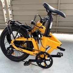 美品 PANTHER 折り畳み電動アシスト自転車 試乗車 20インチ (磐