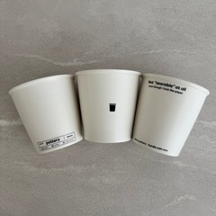訳ありSALE❗️ノットペーパーカップ カップ コップ セット 紙コップ風 タンブラー デザイン マグカップ おしゃれ かわいい ホワイト 耐熱 陶器 紙コップ型 電子レンジ 食洗機対応 250mlの画像