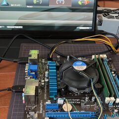 ３世代マザボ　CPU　メモリセット　BIOS起動OK