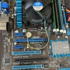 ３世代マザボ　CPU　メモリセット　BIOS起動OKの画像