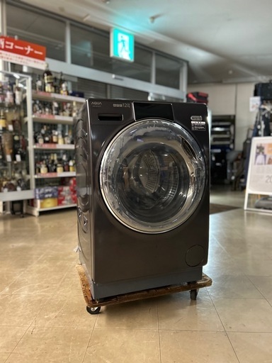 AQUA    ドラム式洗濯乾燥機　AQW-DX12N    一年保証
