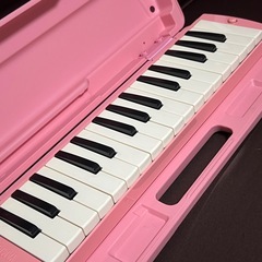 【決まりました】ヤマハ ピアニカ P-32DP ピンク 鍵盤ハーモニカの画像