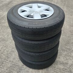 ハイエース ハイラックス 純正 6穴 15×6J 195/80R...