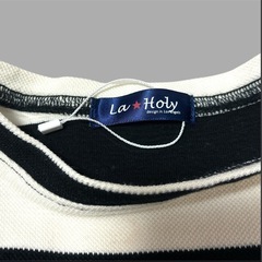 【新品未使用】La Holy❤ボーダーセットアップ　半袖とショートパンツ　キッズの画像