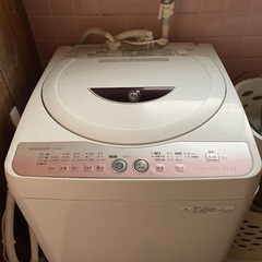 SHARP簡易乾燥機能付き洗濯機の画像