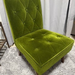 カリモク　カフェチェア　グリーン　