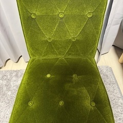 カリモク　カフェチェア　グリーン　の画像