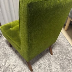 カリモク　カフェチェア　グリーン　の画像