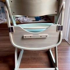 値下げ【美品】katoji カトージ　ハイチェア　ブルーの画像