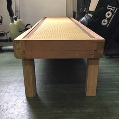 ベンチ木製畳座220cm ⭐︎100124の画像