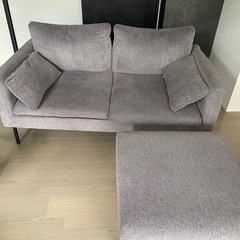 【6/7(土)まで引取可の方】MODERN DECO 2人掛けモダンソファの画像