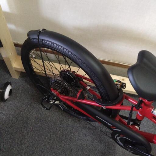 祝開店！大放出セール開催中 新車 引取限定 マットレッド 22インチ ロックライド 子供自転車 自転車本体