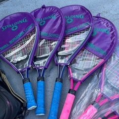 【美品】SPALDING テニスラケット ダーズシリーズ7本セットの画像