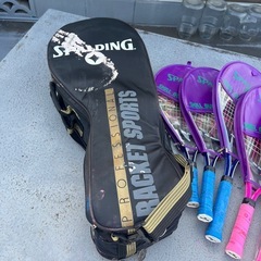 【美品】SPALDING テニスラケット ダーズシリーズ7本セットの画像