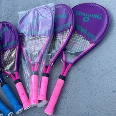 【美品】SPALDING テニスラケット ダーズシリーズ7本セットの画像
