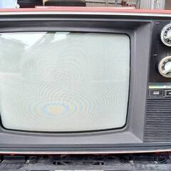 【R664】日立/Hitachi/カラーテレビジョン受信機/CR-400/昭和レトロ/インテリアに/ジャンク/現状品の画像