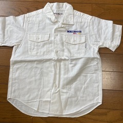 ミキハウス　白シャツ　110