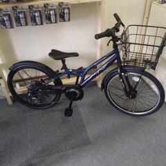 新車　引取限定　子供自転車　ロックライド　22インチ　マットブルー
