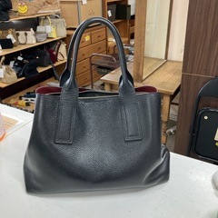 O2505-417 ハンドバッグ ブラック 中古