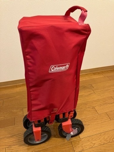 【美品】coleman コールマン　キャンプワゴン　キャリーカート