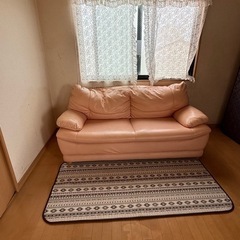 【0円】合皮のソファー差し上げます
