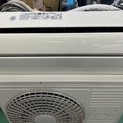 ①HITACHI18畳用エアコン白くまくん