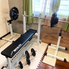 ベンチプレス、ダンベルセット