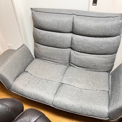 2人掛けローソファ(カウチ付き)中古品