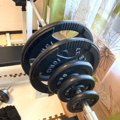 【商談中】ベンチプレス、ダンベルセットの画像