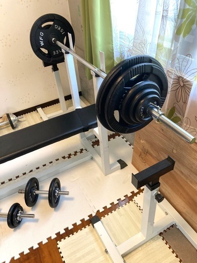 【商談中】ベンチプレス、ダンベルセット