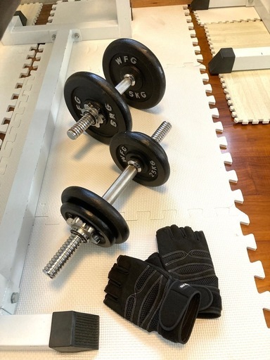 【商談中】ベンチプレス、ダンベルセット