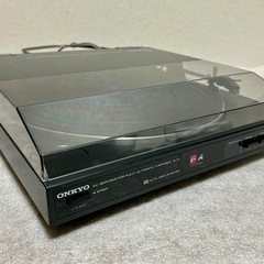 ONKYO ターンテーブル PL-X1 通電確認 レコードプレーヤー