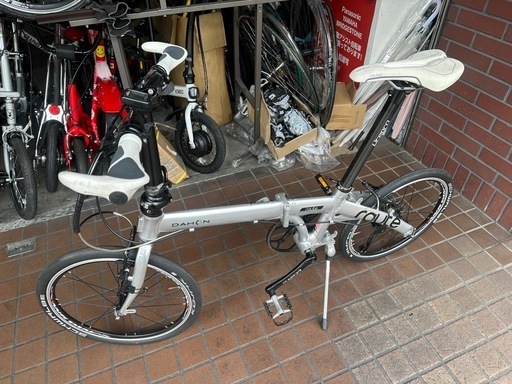 ★美品★20インチ　DAHON カスタム　軽量アルミフレーム　10speed　シルバー