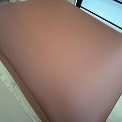 革製オットマン　未使用品の画像