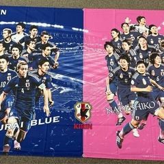 【レア•非売品】横断幕SAMURAI BULUE＆NADESHI...