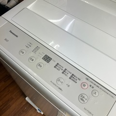 ☆ジモティ限定洗濯機買い替え無料回収&配達無料キャンペーン中☆Panasonic☆2021年式☆5キロ☆分解洗浄済み☆の画像