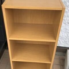JM19856K)ニトリ 三段カラーボックス＜幅：約44cm 奥...