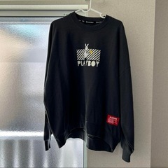PLAYBOY ブラック スウェット L