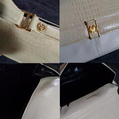 ミラショーン 型押しレザー トートバッグの画像