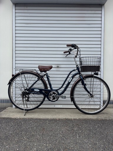 【商談中‼︎】　☆前後タイヤ新古品☆   26型　6S  LEDオートライト軽快車　防犯登録料込価格︎‼︎