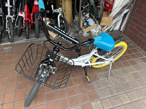 ★美品★18インチ子供用自転車　ホワイト