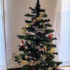 クリスマスツリー 高さ120cm オーナメント付き